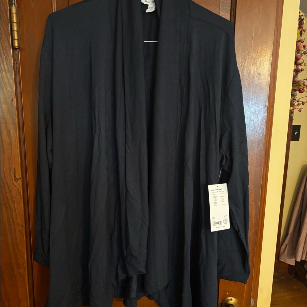 Athleta Panayama wrap navy blue